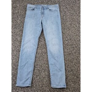 Twillory Jeans Men's 32x34 Technical Denim Tailored Fit Blue Performance Stretch